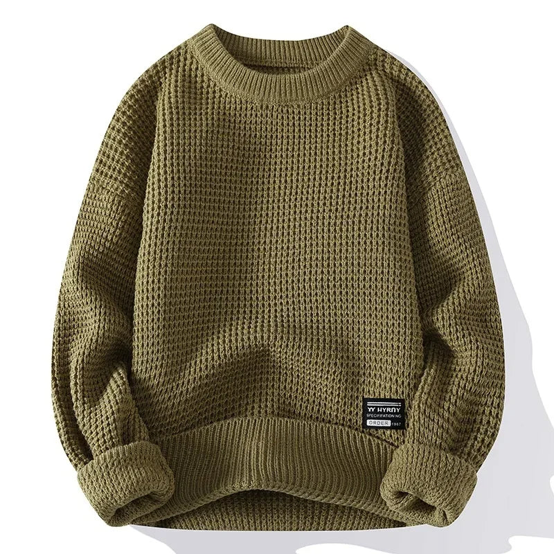 Sebastian – Sweter premium o strukturze plastra miodu